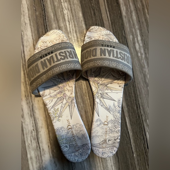 Authentic Christian Dior DWAY Slides - Picture 2 of 6
